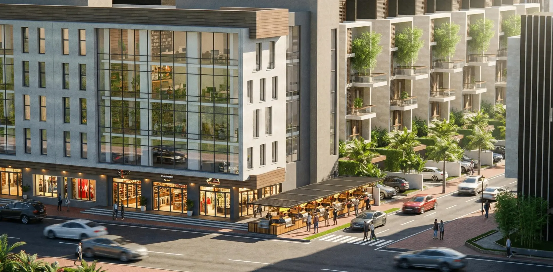 Commercial plots and retail development at Kadamba Kunjh